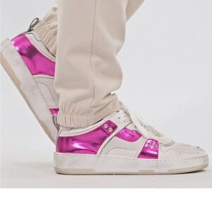 BLAH Sneaker Jenn low Metallic Fuxia